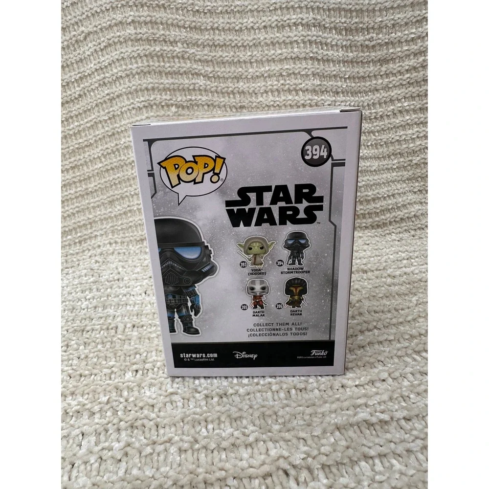 Funko Pop Star Wars Shadow Stormtrooper 394 GameStop Exclusive Black Bobble Head